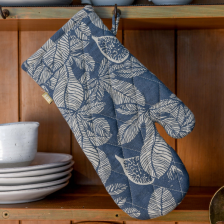 Fig Tree Single Oven Glove Dark Slate by Raine & Humble